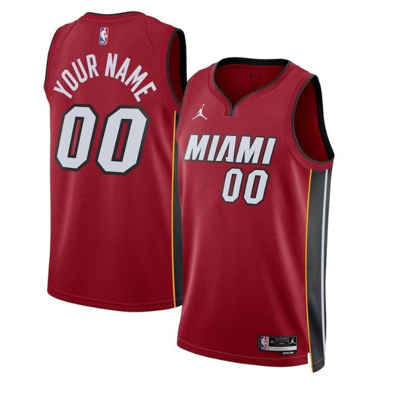 Miami Heat  Unisex 2023 NBA Jersey - Statement Edition - Red