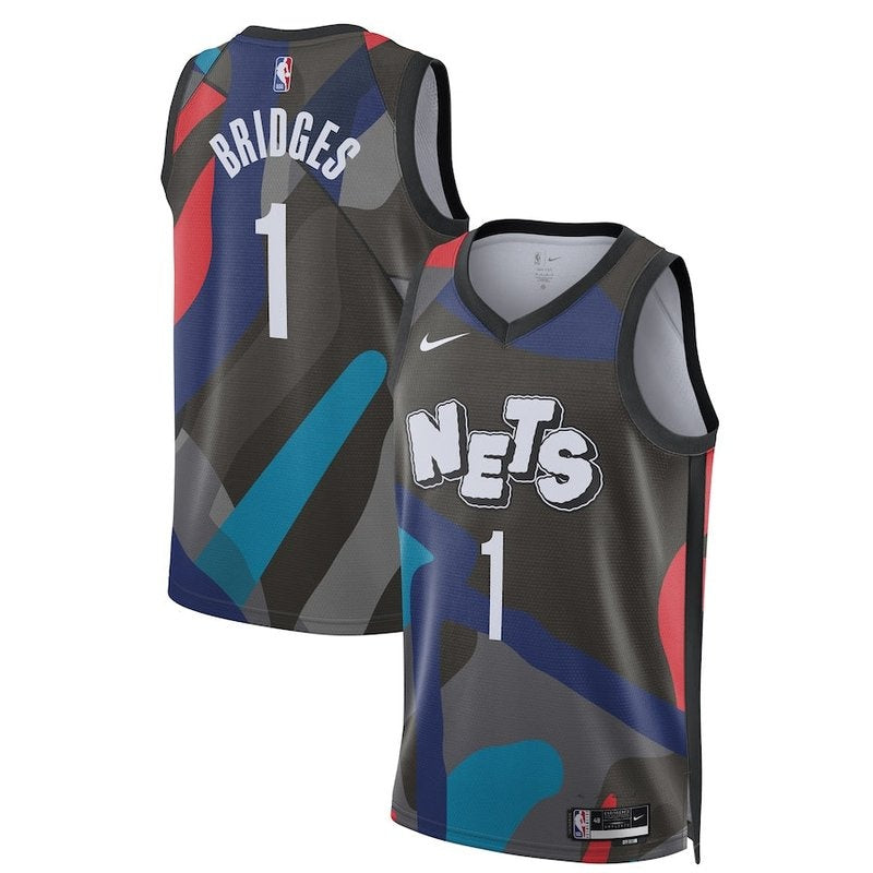 Mikal Bridges Brooklyn Nets Unisex 23/24 NBA Jersey - Black - City Edition