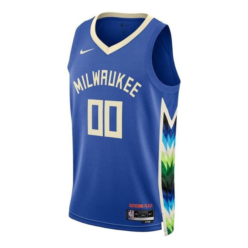 Milwaukee Bucks  Unisex 2023 NBA Jersey - City Edition - Royal