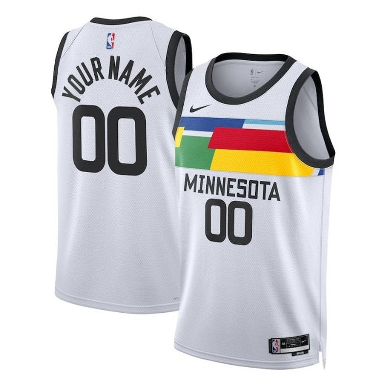 Minnesota Timberwolves Unisex 2023 NBA Jersey - City Edition - White