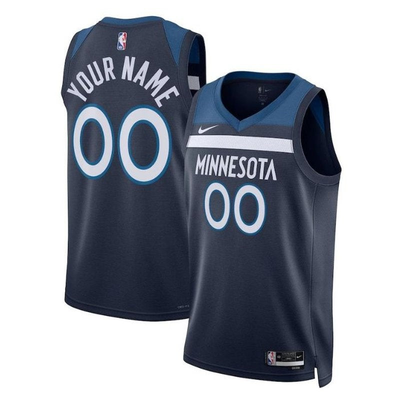 Minnesota Timberwolves Unisex 2023 NBA Jersey Navy - Icon Edition