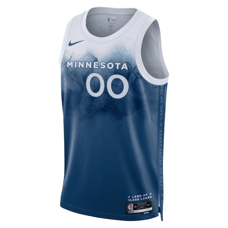 Minnesota Timberwolves Unisex 23/24 NBA Jersey - Blue - City Edition