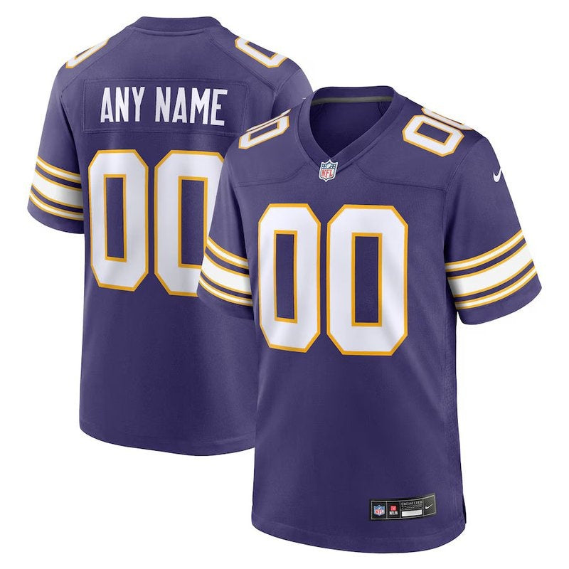 Minnesota Vikings - Classic Custom NFL Game Jersey - Purple