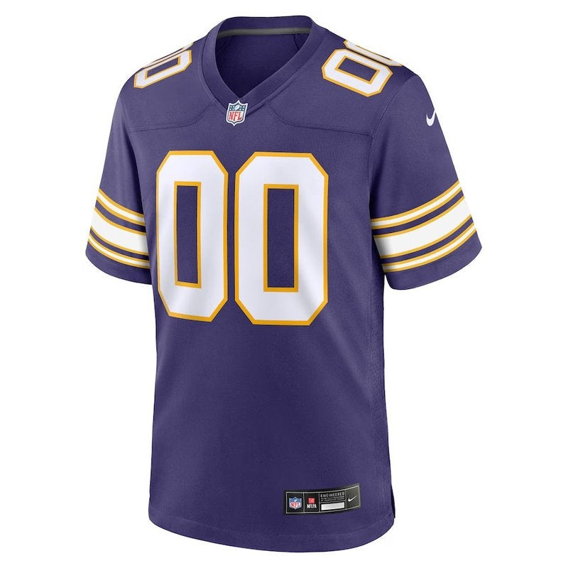 Minnesota Vikings - Classic Custom NFL Game Jersey - Purple