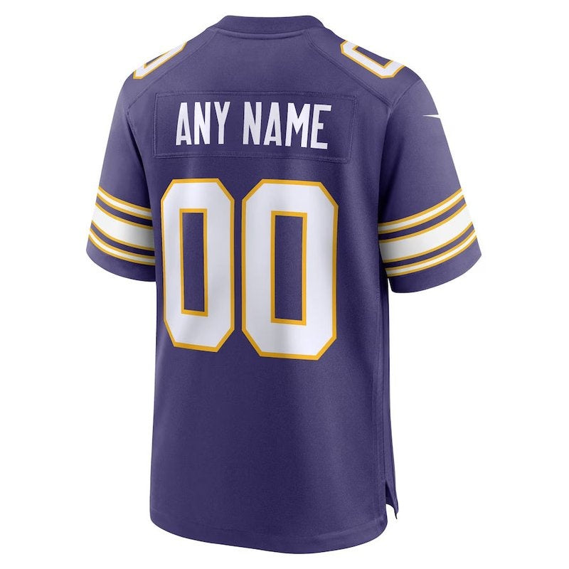 Minnesota Vikings - Classic Custom NFL Game Jersey - Purple