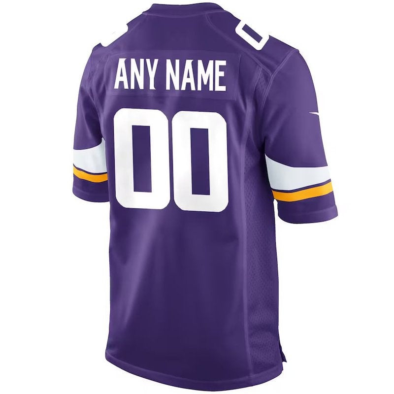 Minnesota Vikings - Custom NFL Game Jersey - Purple