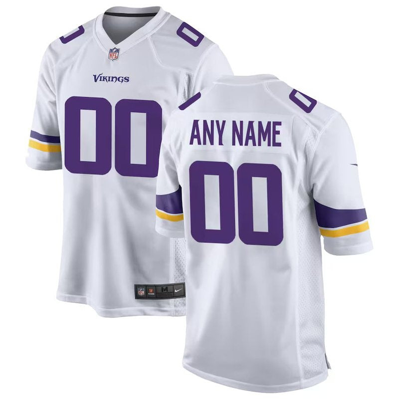 Minnesota Vikings - Custom NFL Game Jersey - White