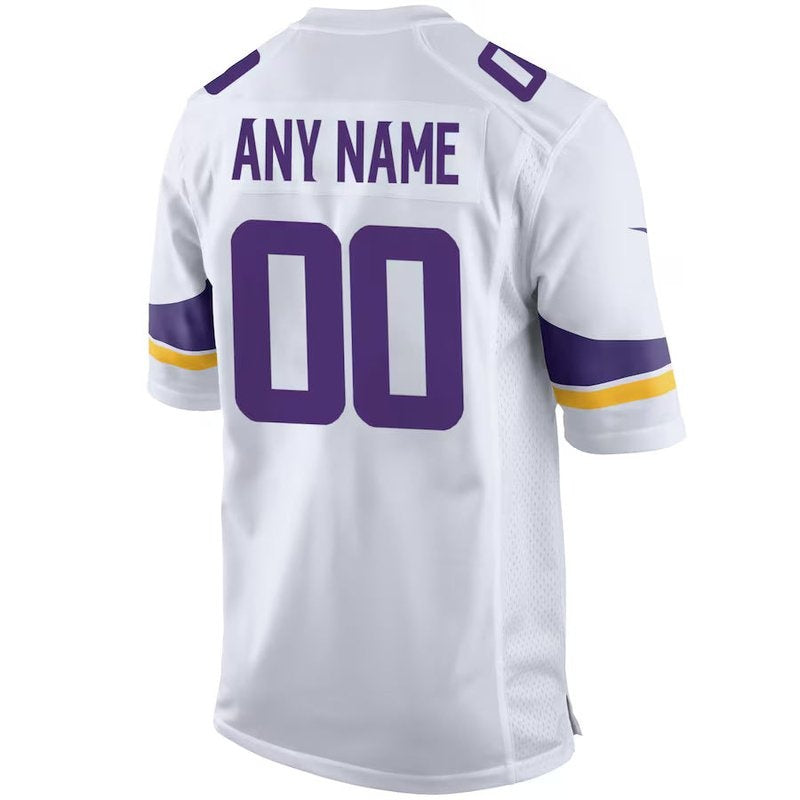 Minnesota Vikings - Custom NFL Game Jersey - White