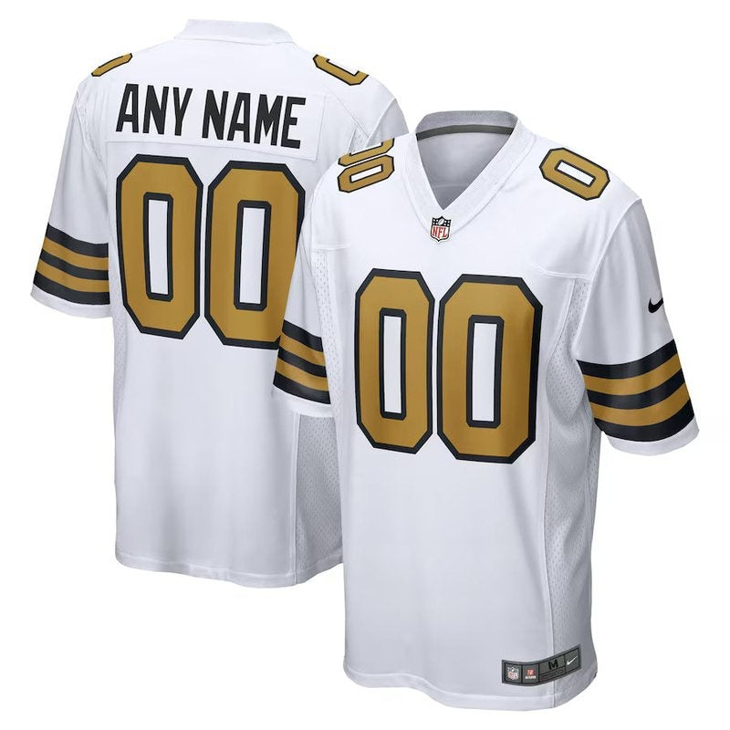 New Orleans Saints - Alternate Custom NFL Game Jersey - White