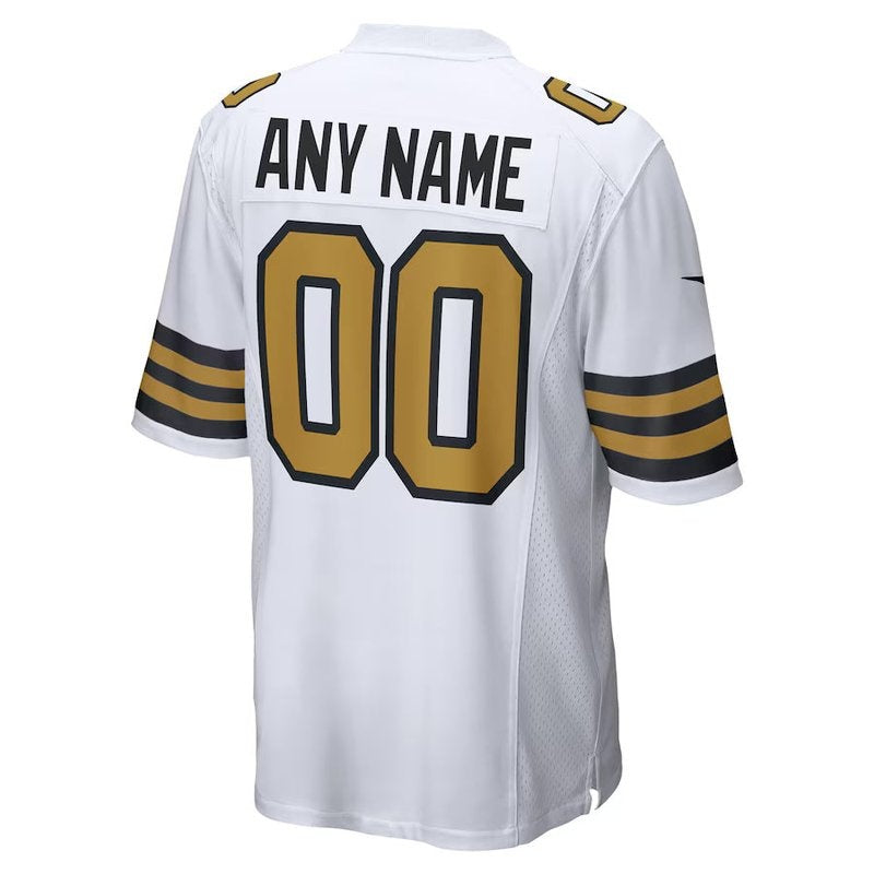 New Orleans Saints - Alternate Custom NFL Game Jersey - White