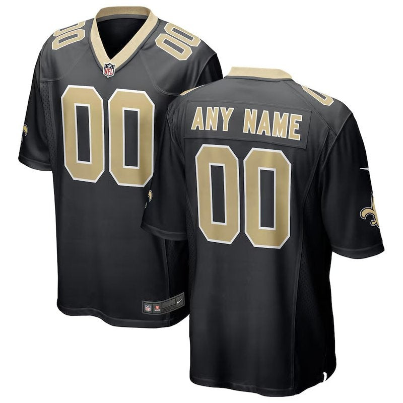 New Orleans Saints - Custom NFL Game Jersey - Black