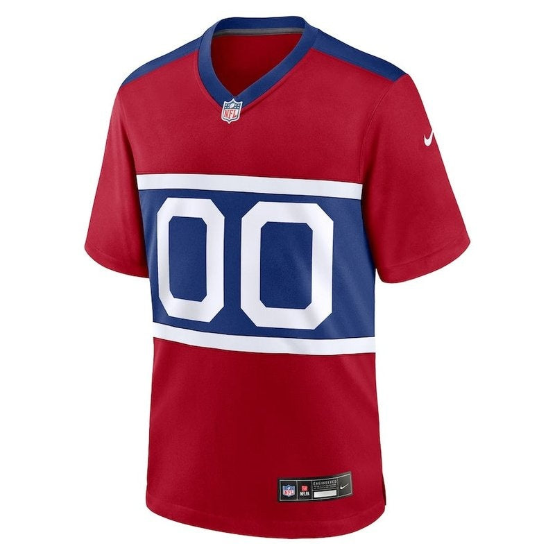 New York Giants - Century Alternate Custom NFL Game Jersey - Red