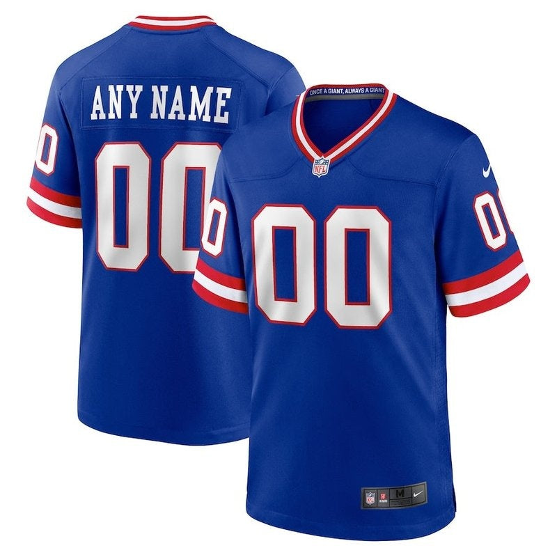 New York Giants - Royal Classic Custom NFL Game Jersey