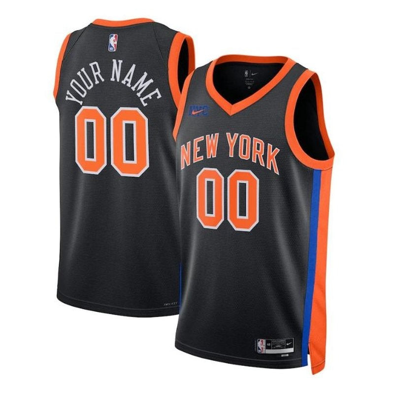 New York Knicks Unisex 2023 NBA Jersey - City Edition - Black