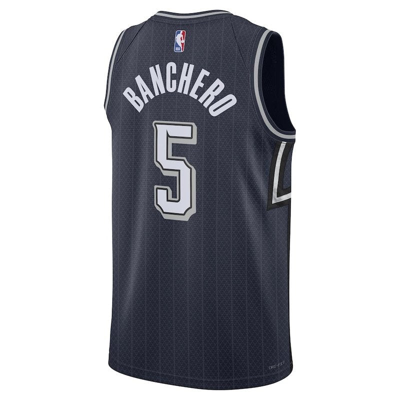 Paolo Banchero Orlando Magic Unisex 23/24 NBA Jersey - Navy - City Edition