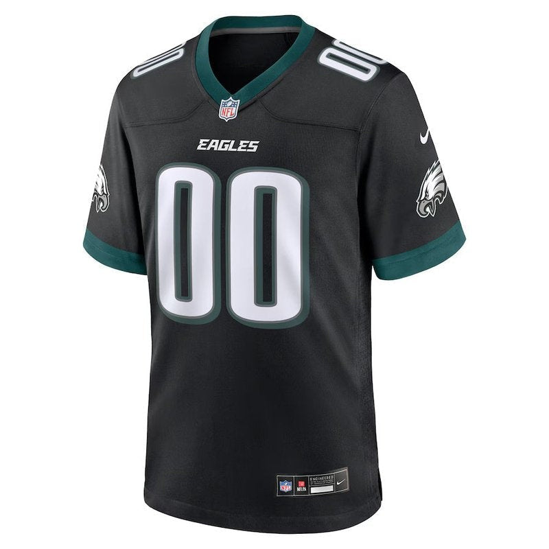 Philadelphia Eagles - Alternate Custom NFL Game Jersey - Black