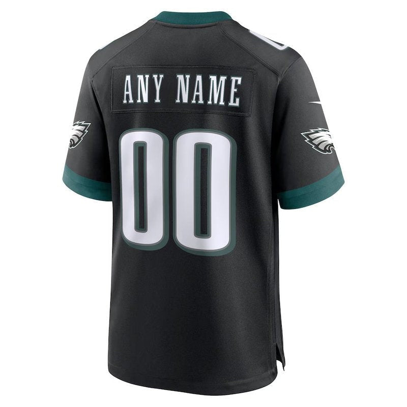 Philadelphia Eagles - Alternate Custom NFL Game Jersey - Black