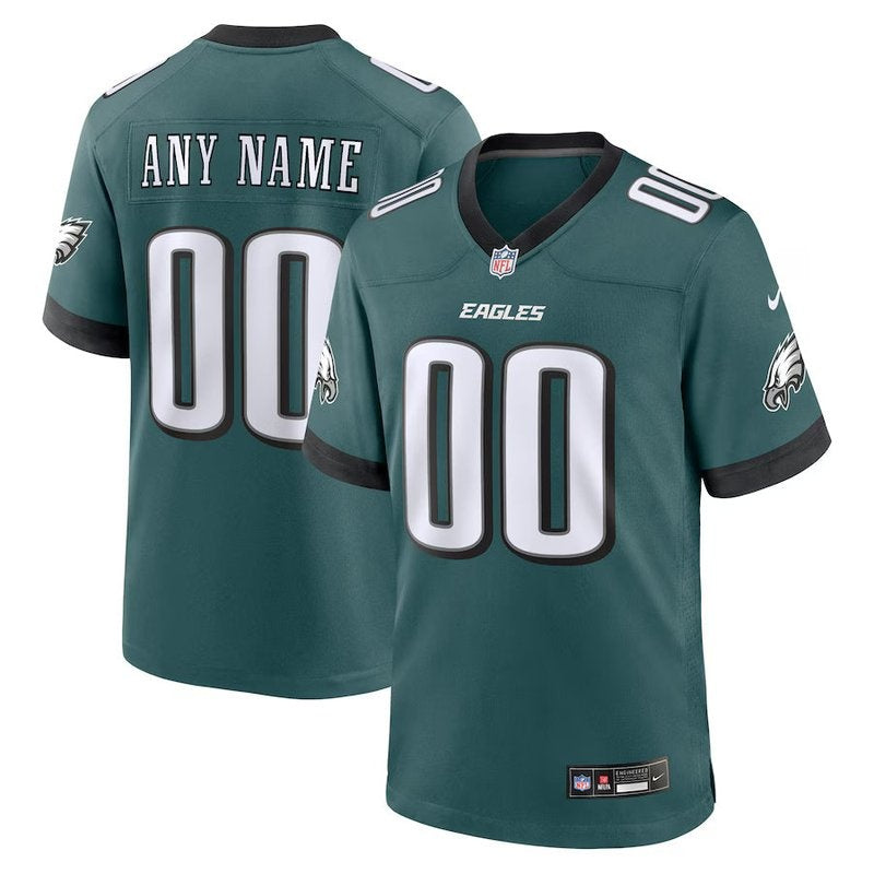 Philadelphia Eagles - Midnight Custom NFL Game Jersey - Green