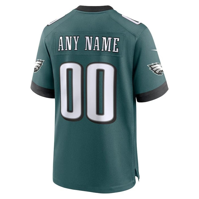 Philadelphia Eagles - Midnight Custom NFL Game Jersey - Green