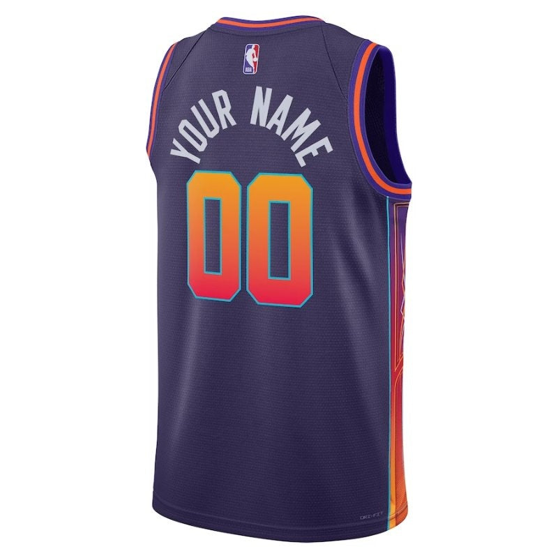 Phoenix Suns Unisex 23/24 NBA Jersey - Purple - City Edition