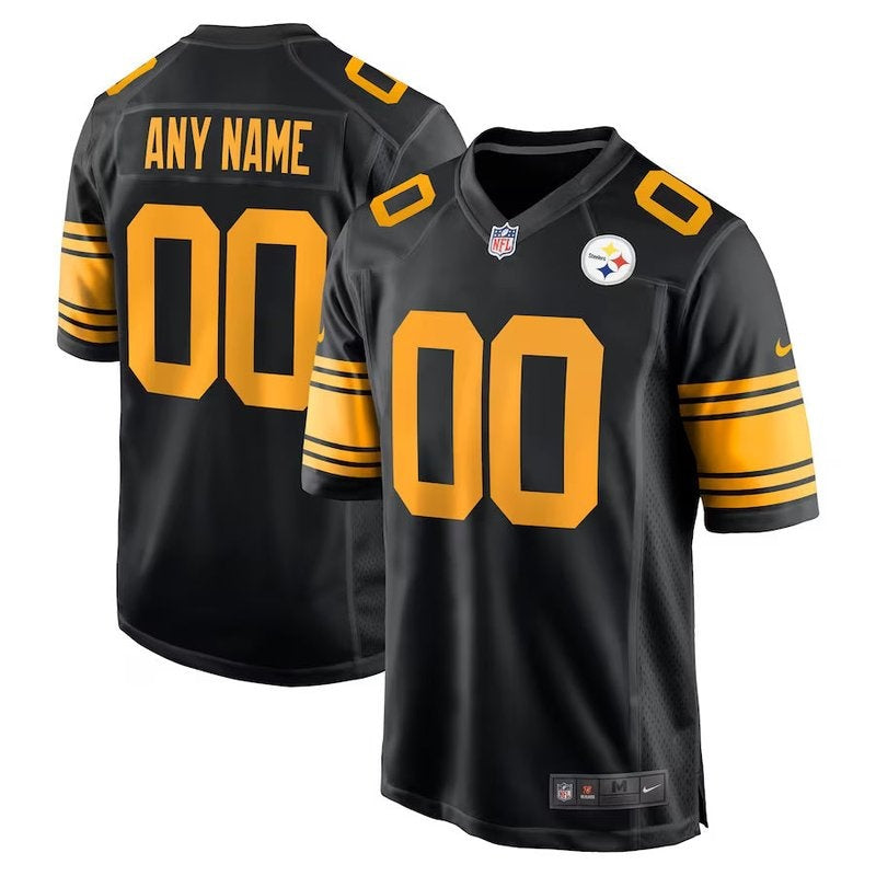 Pittsburgh Steelers - Alternate Custom NFL Game Jersey - Black