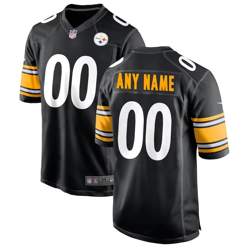 Pittsburgh Steelers - Custom NFL Game Jersey - Black