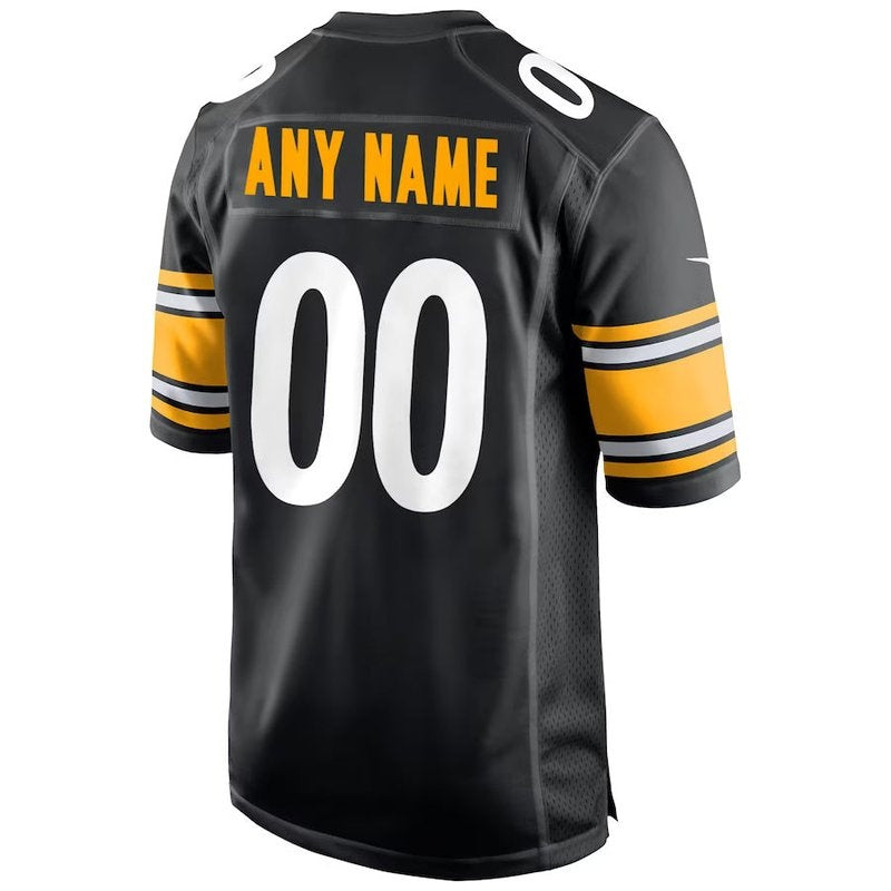 Pittsburgh Steelers - Custom NFL Game Jersey - Black