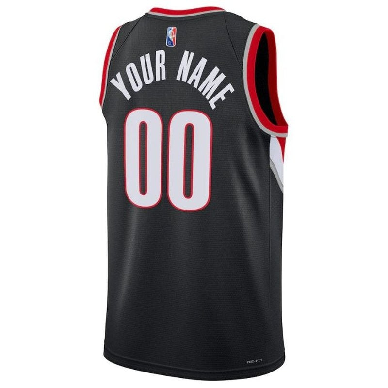 Portland Trail Blazers 2023 Diamond NBA Jersey - Icon Edition - Black