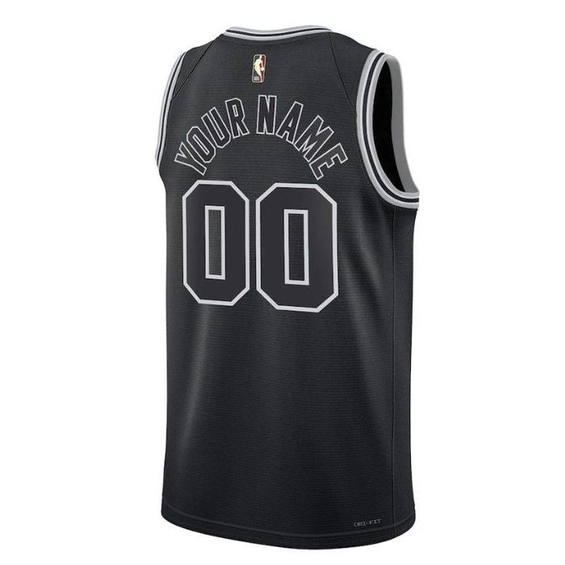 San Antonio Spurs Unisex 2023 NBA Jersey - Classic Edition - Black