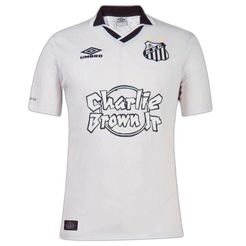 Santos Charlie Brown JR White Jersey - Fan Version