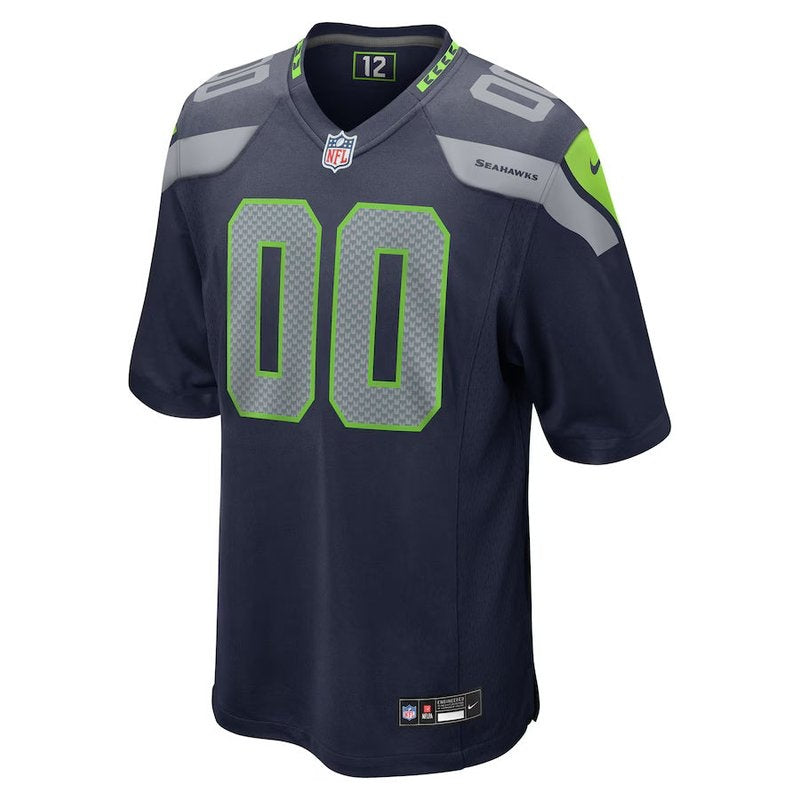 Seattle Seahawks - College Custom NFL Game Jersey - Navy