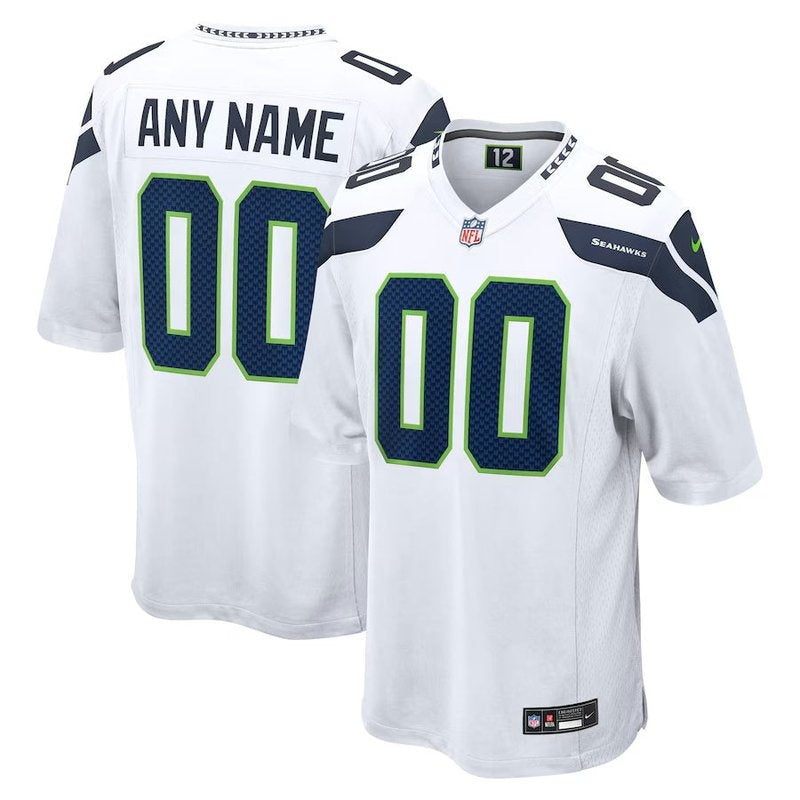 Seattle Seahawks - Custom NFL Game Jersey - White