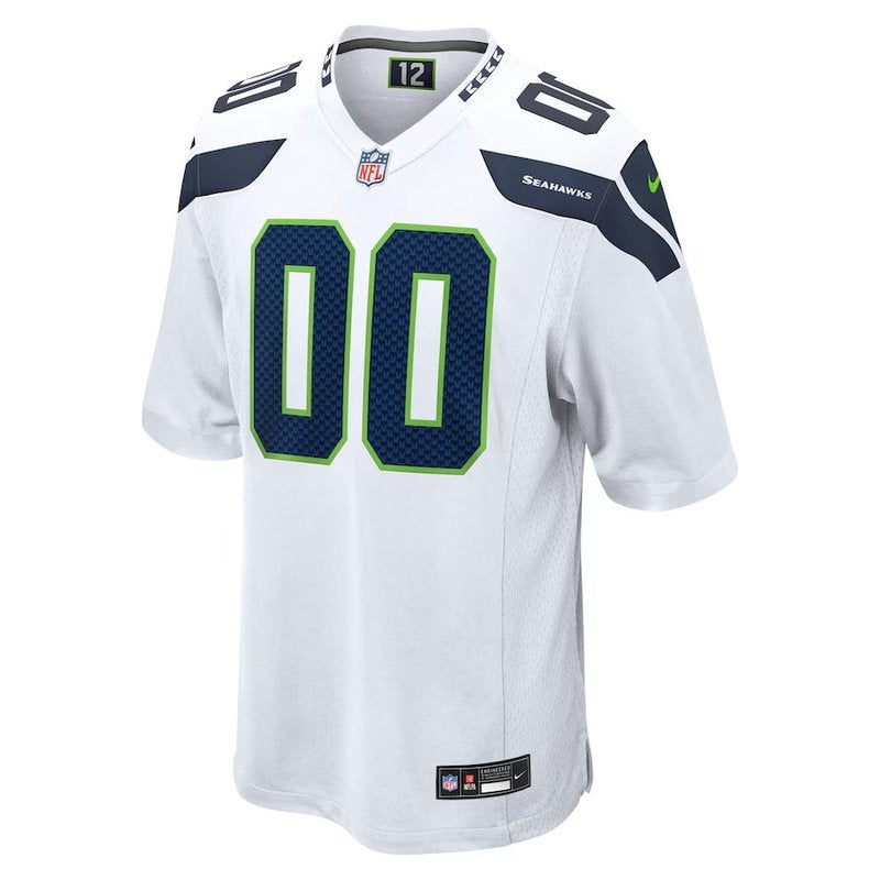 Seattle Seahawks - Custom NFL Game Jersey - White