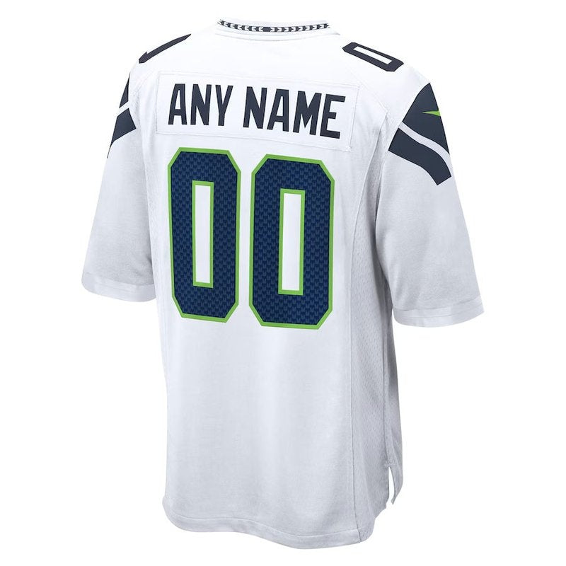 Seattle Seahawks - Custom NFL Game Jersey - White