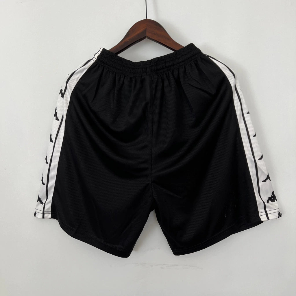 Calção Vasco da Gama Retrô 1999/2000 Kappa Masculino - Preto+Branca