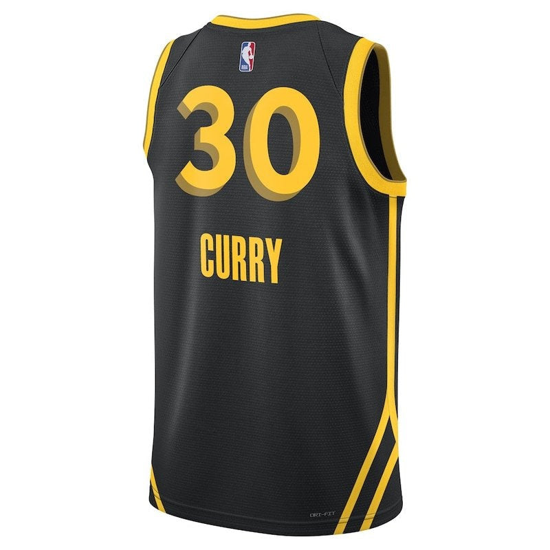 Stephen Curry Golden State Warriors Unisex 23/24 NBA Jersey - Black - City Edition