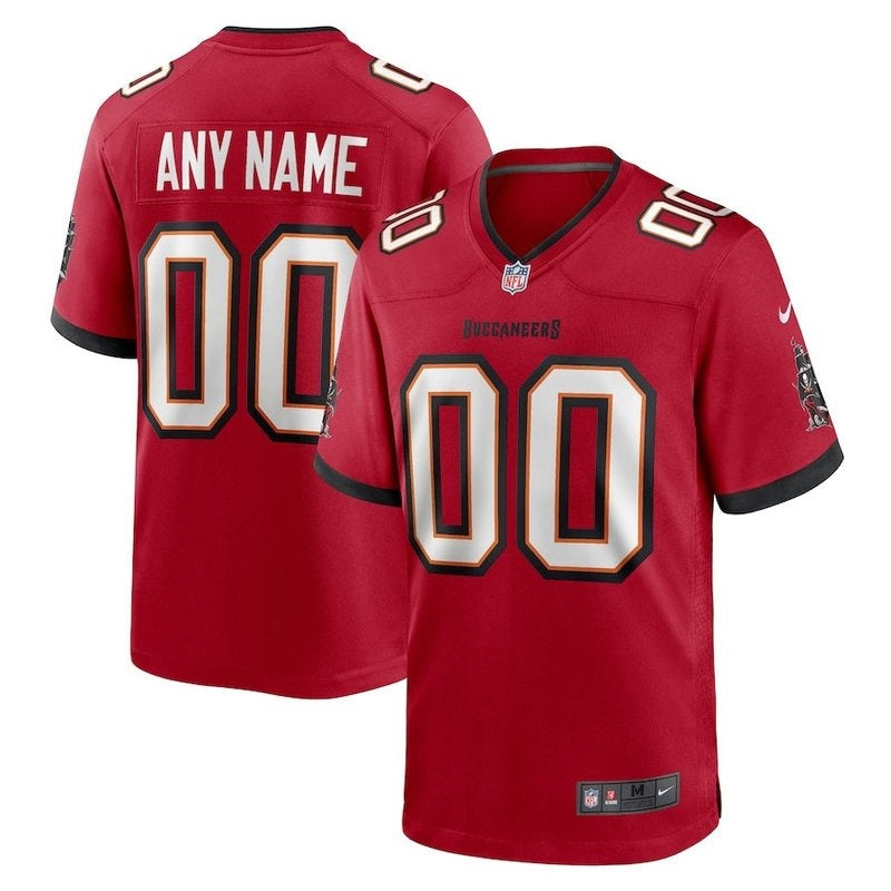 Tampa Bay Buccaneers - Custom NFL Game Jersey - Red