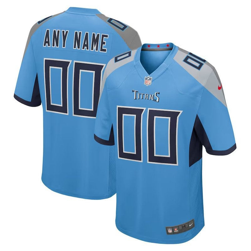 Tennessee Titans - Alternate Custom NFL Game Jersey - Light Blue