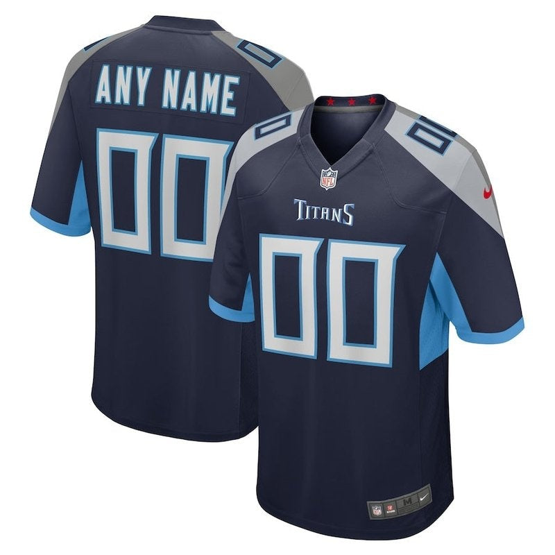 Tennessee Titans - Custom NFL Jersey - Navy