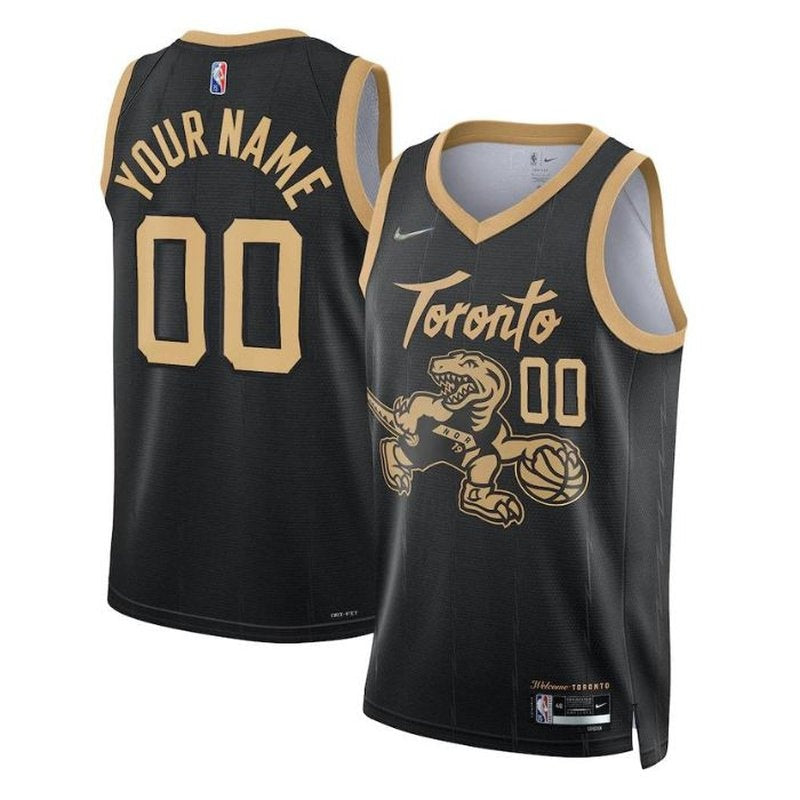 Toronto Raptors Unisex 2021/22 NBA Jersey - City Edition - Black