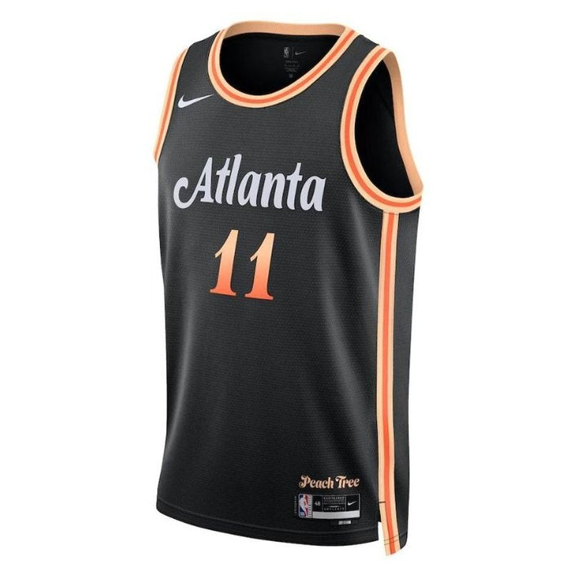 Trae Young Atlanta Hawks 22/23  Unisex  NBA Jersey - City Edition - Black