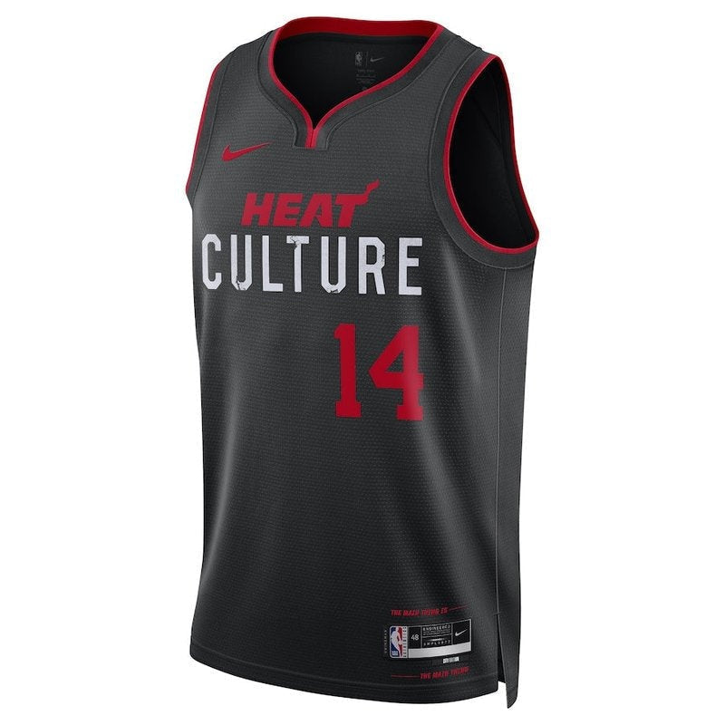 Tyler Herro Miami Heat Unisex 23/24 NBA Jersey - Black - City Edition