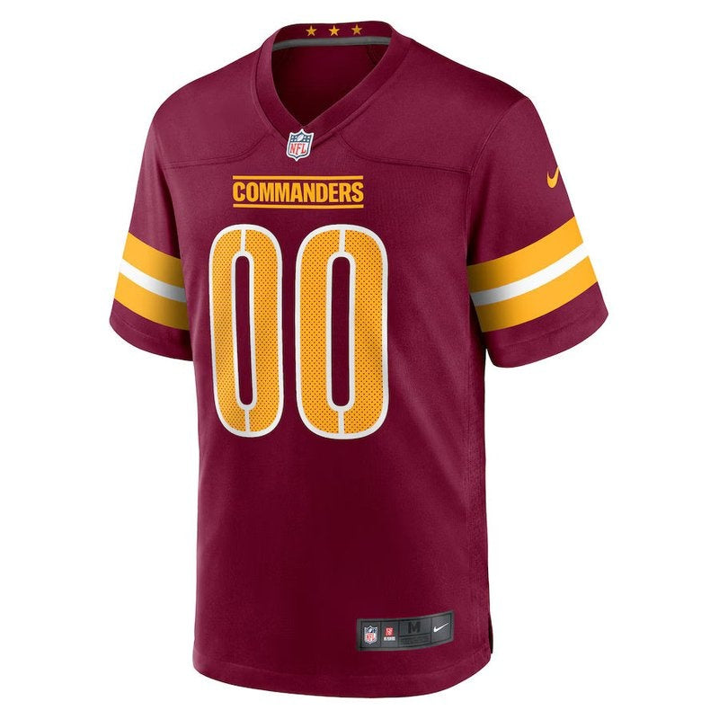 Washington Commanders - Burgundy Custom NFL Game Jersey