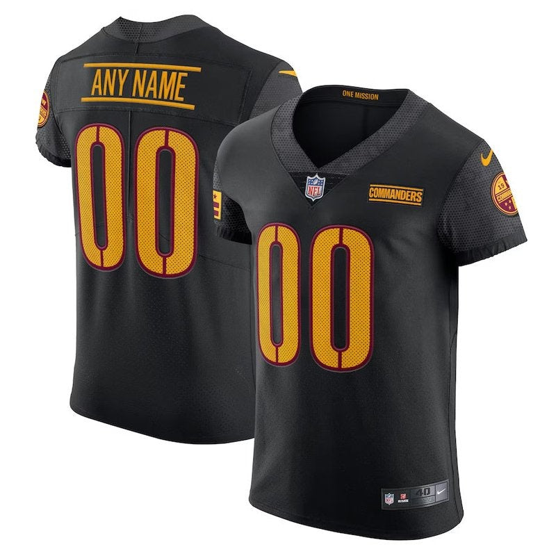 Washington Commanders - Custom Alternate NFL Jersey - Black