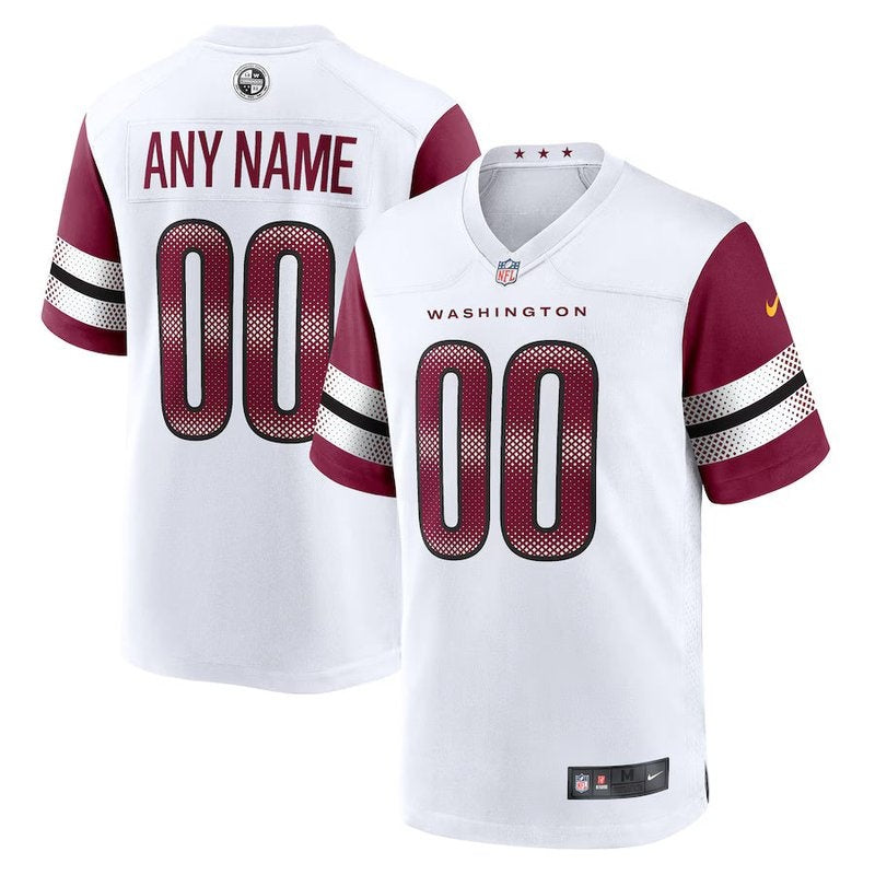 Washington Commanders - Custom NFL Game Jersey - White