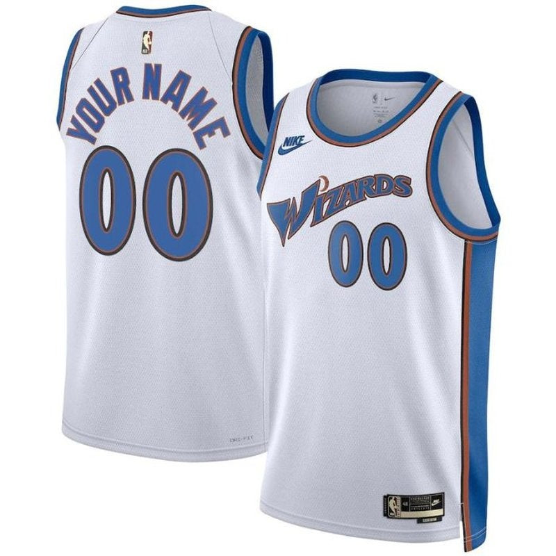 Washington Wizards Unisex 2023 NBA Jersey - Classic Edition - White