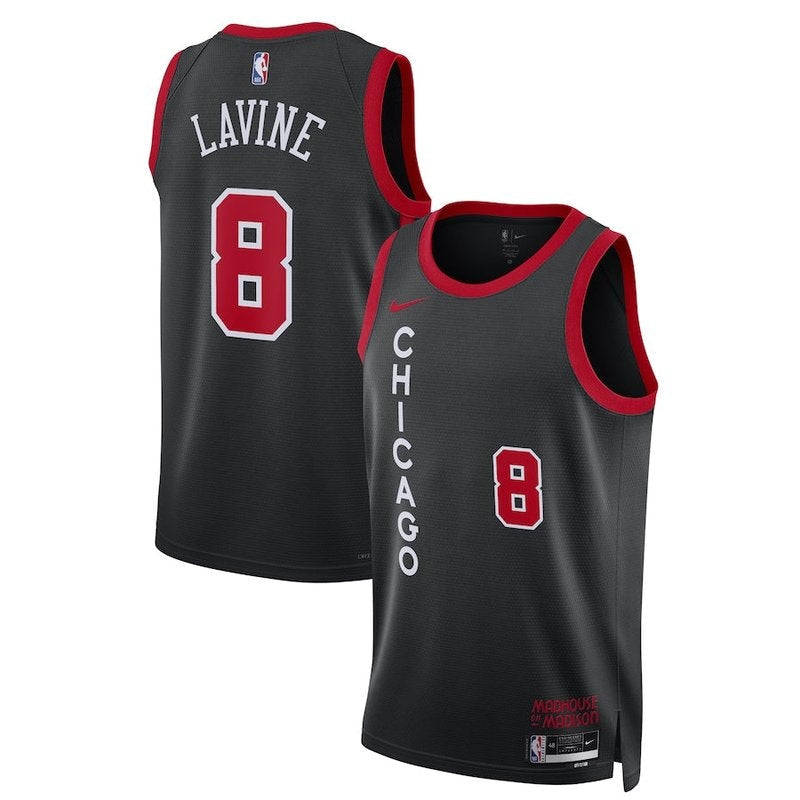 Zach LaVine Chicago Bulls Unisex 23/24 NBA Jersey - Black - City Edition